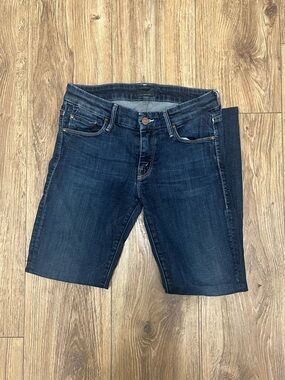 Mother Ankle Women’s Dark Blue Denim Jeans Sz 27